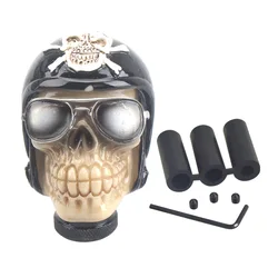Skull - Shaped Gear Shift Knob - Unique Car Accessory & Decor (Green)