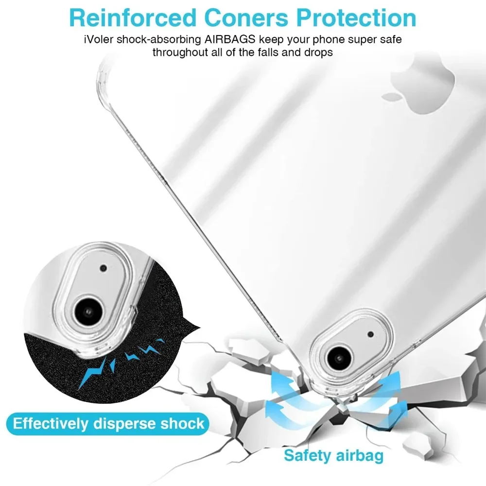 Durable Transparent Shockproof Silicone Tablet Case