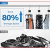 360° Rotating Storage Hanger Hook Multi-Claw Bag Metal Belts Rack Wooden Organizer For Bras Ties Scarves Household Closet Acces 5