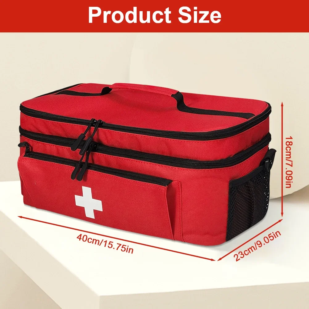 Compact Travel Medicine Bag - Portable Pill and Medication Organizer