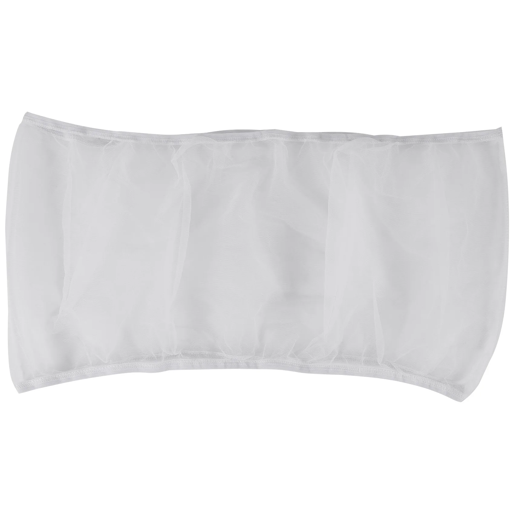 

Bird Cage Cover Seed Catcher Bird Cage Mesh Net Cover Skirt Guard (White-M)