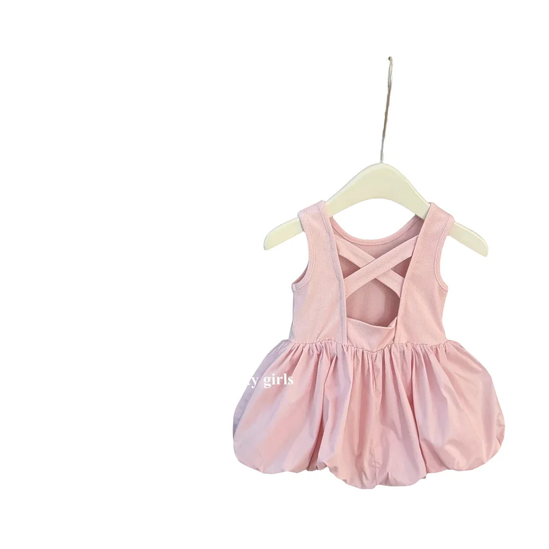 2025 Neonate Abito estivo Abbigliamento Moda Backless Bud Abiti da principessa Bambini Vestiti per bambini Abiti - immagine 6
