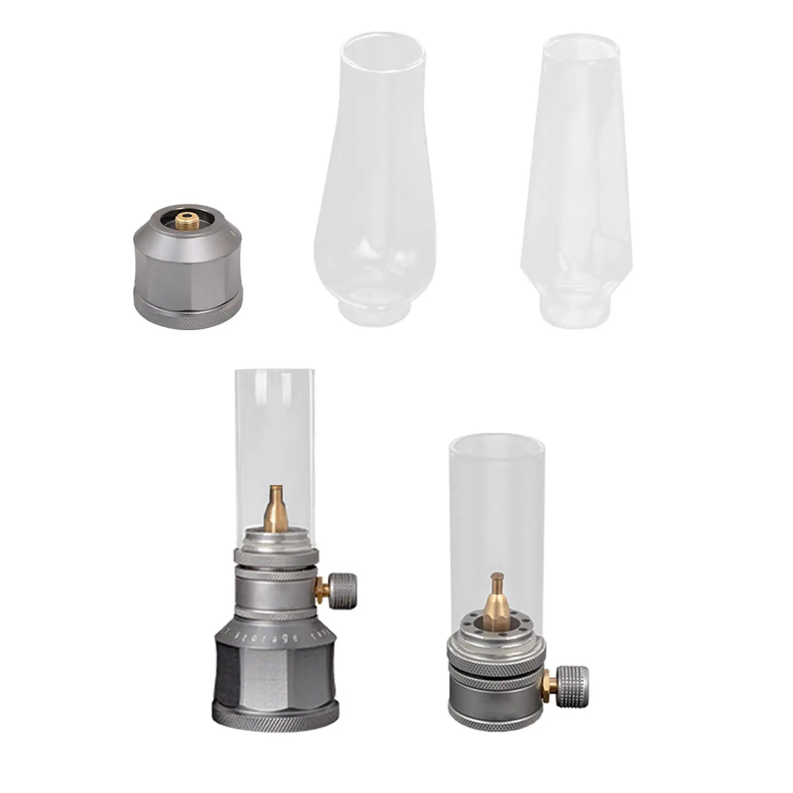 Camping Gas Lamp Candlelight Outdoor Fuel Travel Hiking Picnic