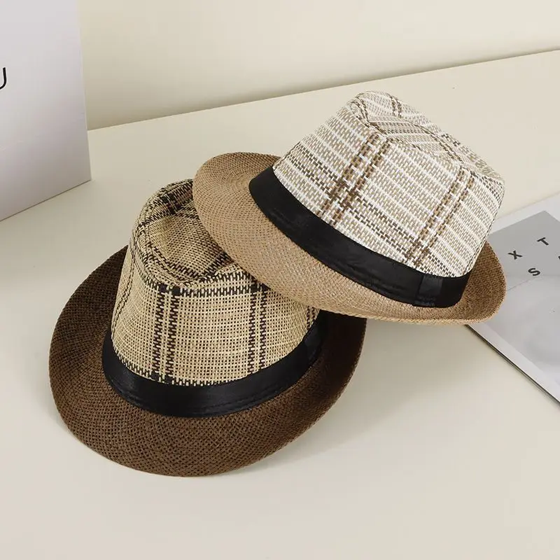 Men Ladies Mesh Trilby Fedora Hat Cap Sheer Short Brim Panama Jazz Beach - View #10