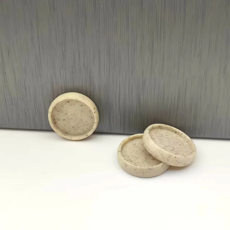 12pcs 24mm Wheat Straw Mushroom Hole Discs Eco-friendly Loose Leaf Notebook Plastic Disc for Diary Book Planner Ring Binder
