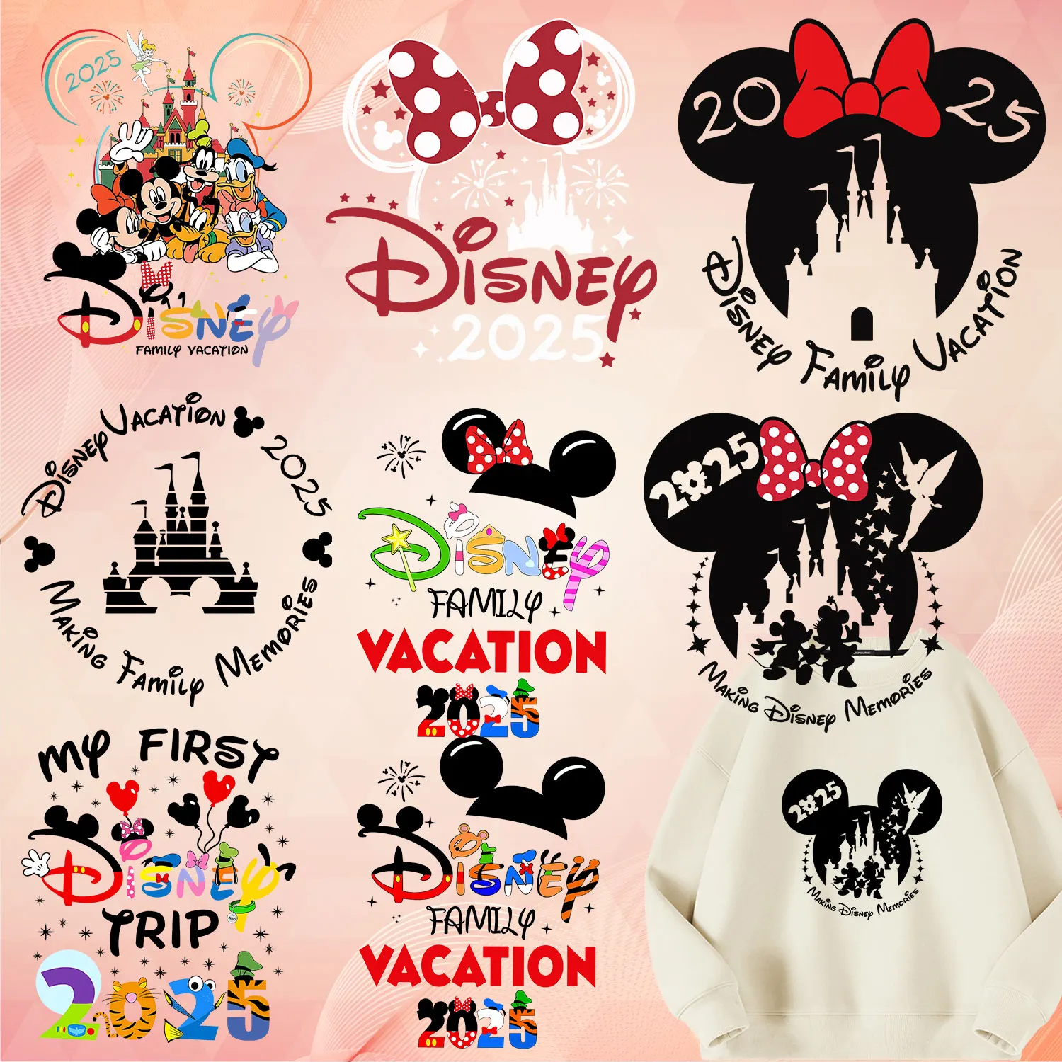 Exclusive for 2025: Your Complete Guide to Disney IR Iron-On Decals for  Family Vacations, image size:1500x1500