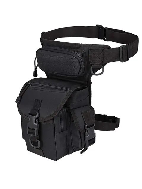 Marsupio Da Gamba Per Moto - Borsello Tattico Impermeabile, Regolabile, Per Ciclismo E Outdoor - Foto 4