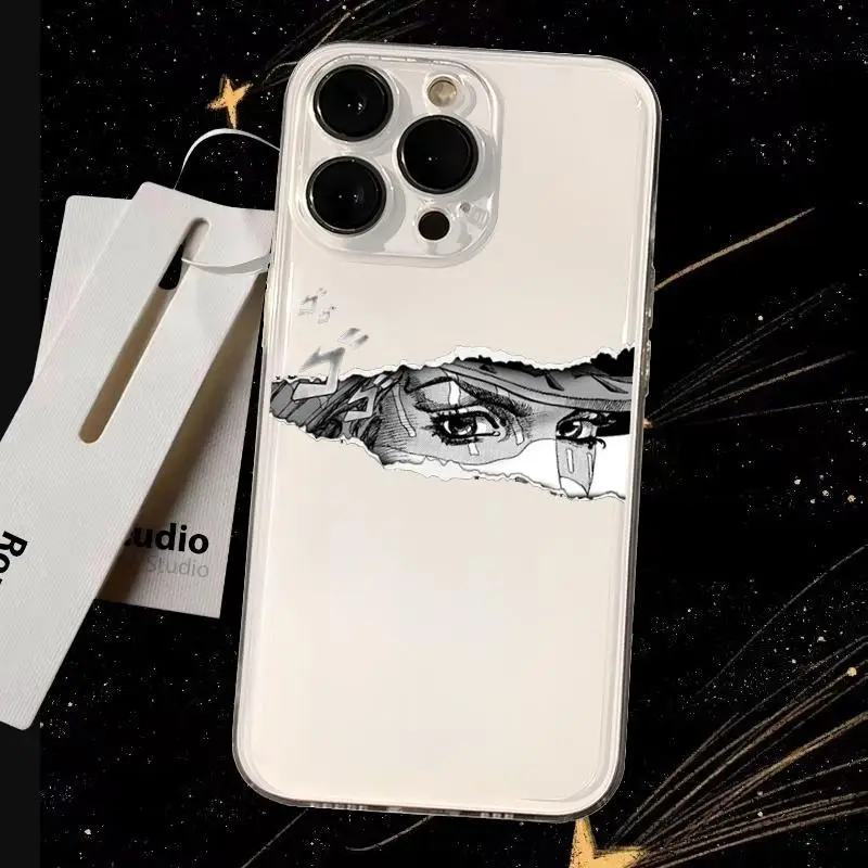 Jojo Hot Anime Pattern Transparent Phone Case