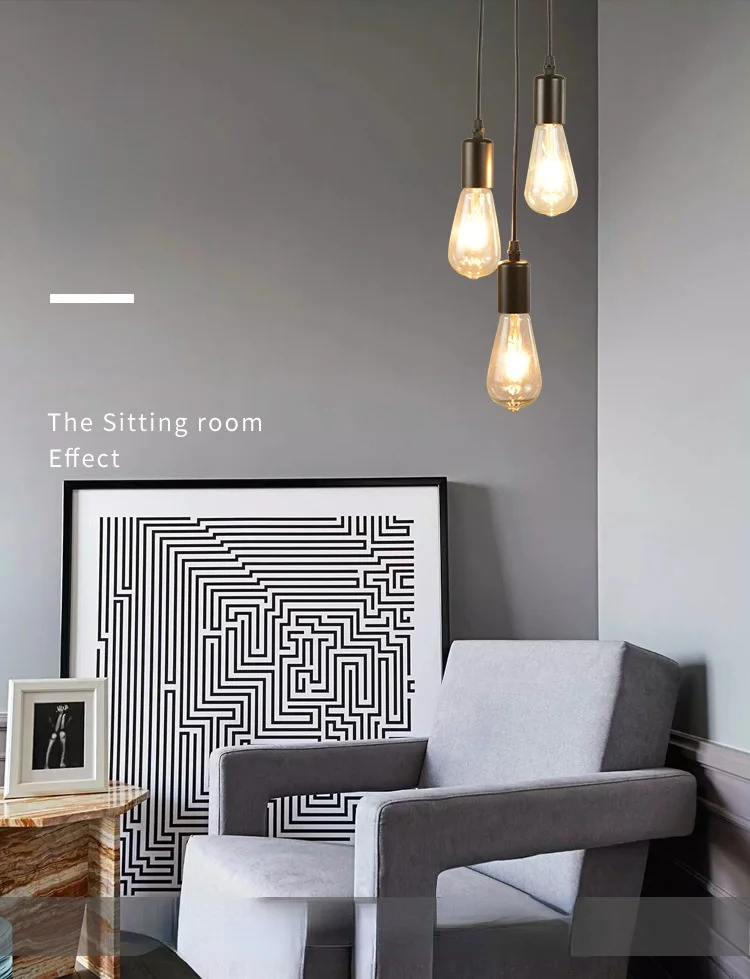 

Современные светодиодные подвесные лампы, серебристые, белые, черные, для спальни, гостиной, комнатное освещение, 110 В, 220 В, светодиодный подвесной светильник с скандинавским шнуром, подвесной светильник