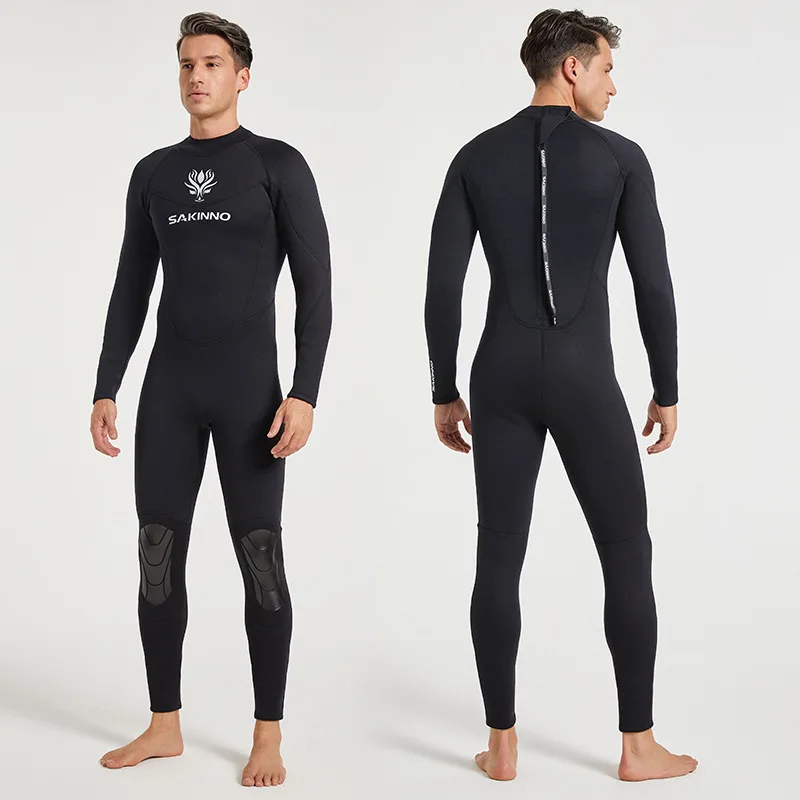 Men 3mm Neoprene Wetsuit Surfing Wet Suit Scuba Diving Suit for Snorkeling