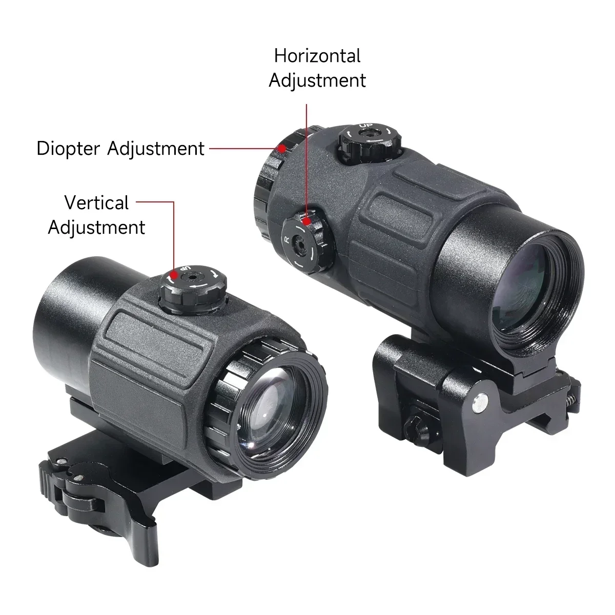 Eotech 558 Holographic Collimator Red Dot Sight G43/G33 3X G45 5X Magnifier Airsoft Equipments Hunting W/20mm Mount& QD Lever 4