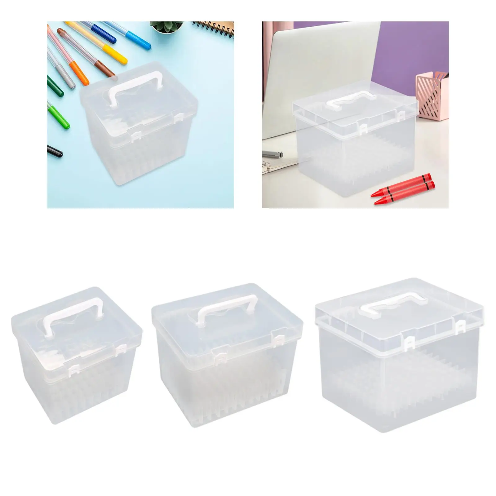 마커 펜 운반 케이스, 슬롯이 있는 마커 거치대, 휴대용 사무실 책상 정리함, 마커 펜 정리함, 브러시 펜 케이스