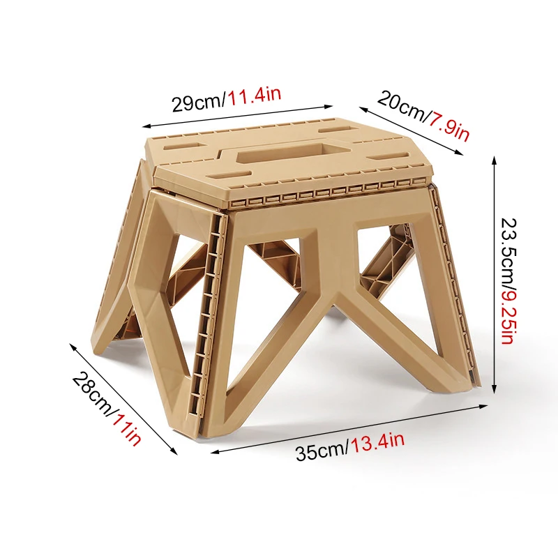 Petit tabouret pliant pêche portable haute capacité durable chaise plage camping extérieur