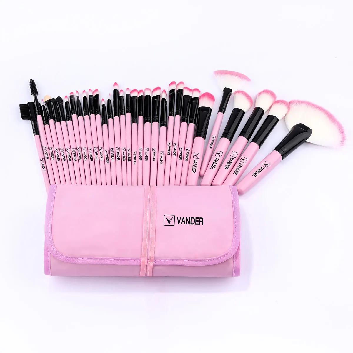 

32Pcs Pink Makeup Brushes Set High Quality Natural Synthetic Hair Eye Shadows Lipstick Powder Brush Makeup Beauty Tools Kit