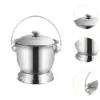 Chamber Bucket with Lid Handle Night Urine Bucket Bedpan Urinal Night Urine Jug for Female Male Child Women Men Home Use Bedroom 5