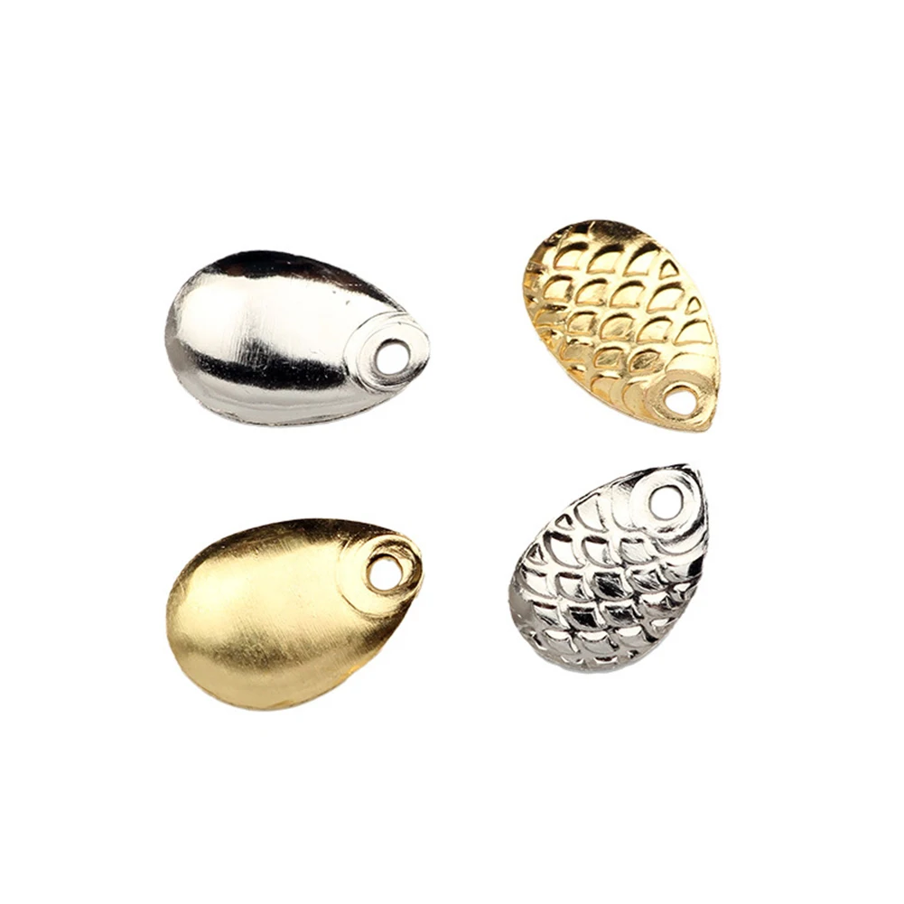 

Fishing Swivel Ring Blade Smooth Nickel Spoon Plaice Trout Fishing Tackle Craft Bait Fish Tools Flat Bottom Attractor Bait