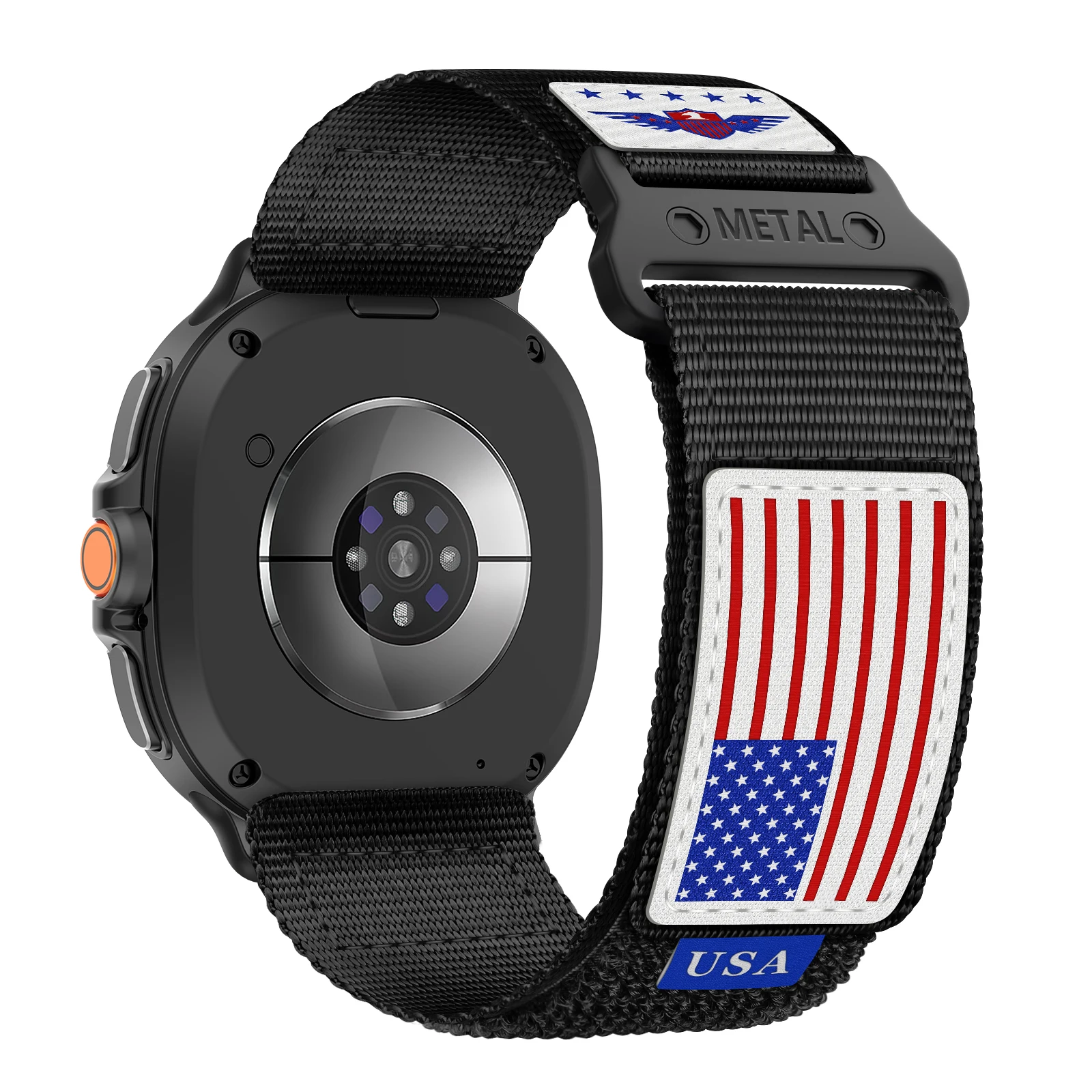 سوار نايلون متين لساعة سامسونج جالاكسي 8 حزام 44 م...