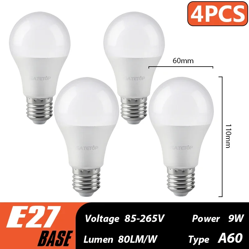 A60 9W E27