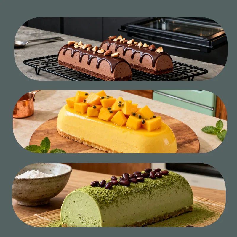 Large Non-Stick Silicone Loaf Pan - Professional Bakeware for Cakes, Pies, and Breads