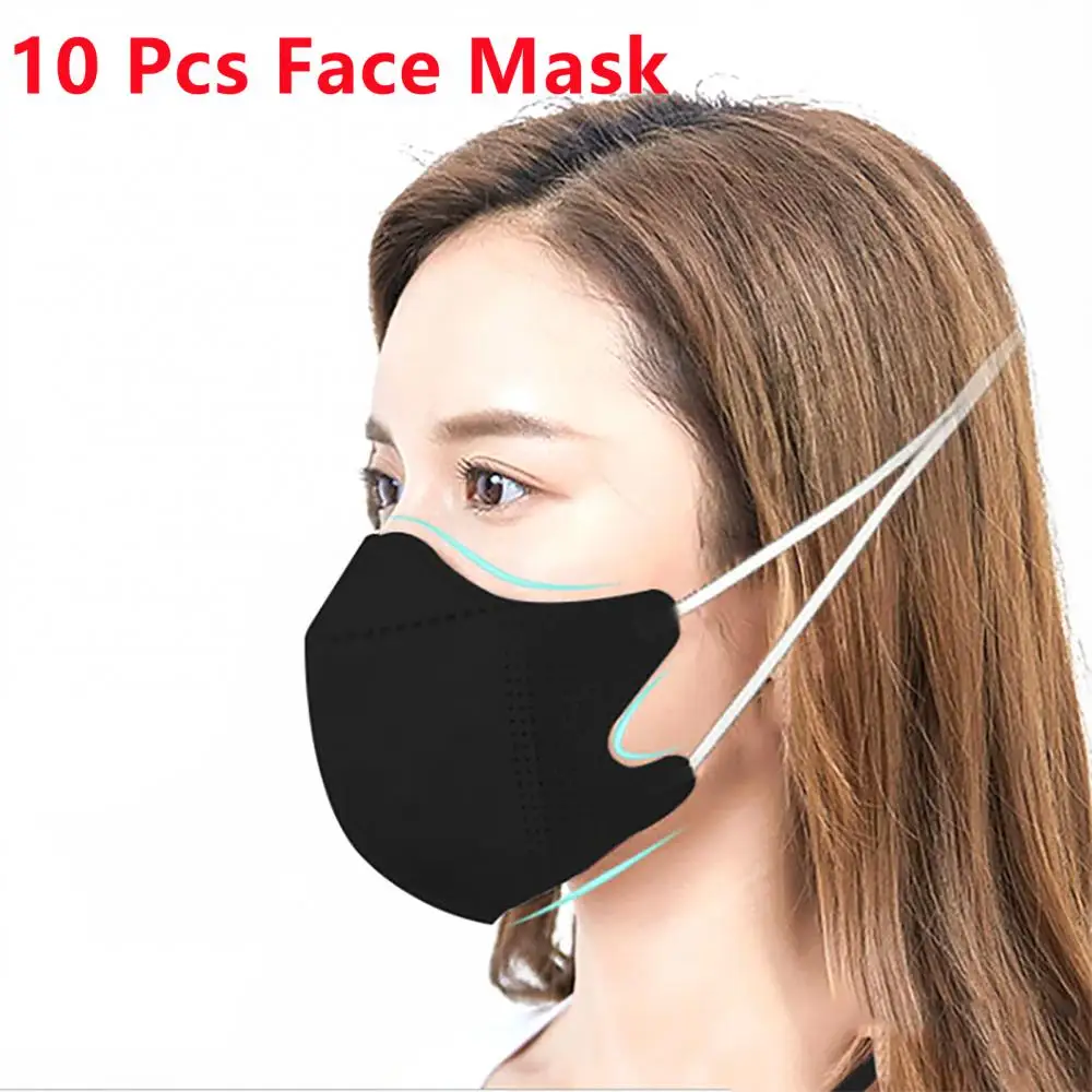 10 Pcs Head Loop Mask 3D Headloop Hijab 4 Ply Face Mask 5 Colors Lightweight Breathable Anti Dust Adults Masks - AliExpress Mobile