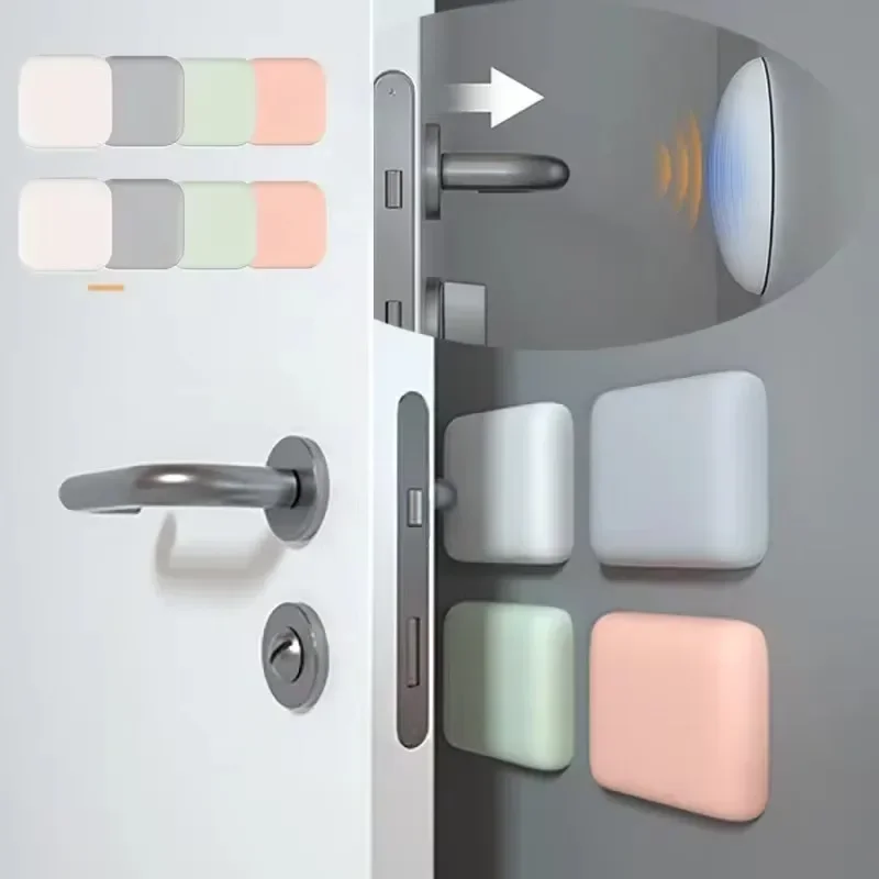 Door Stopper Silicone Self-adhesive Mute Protective Pad Rubber Hardware Home Decoration Wall Pad door stopper silicone door stopper door stopper bumpers