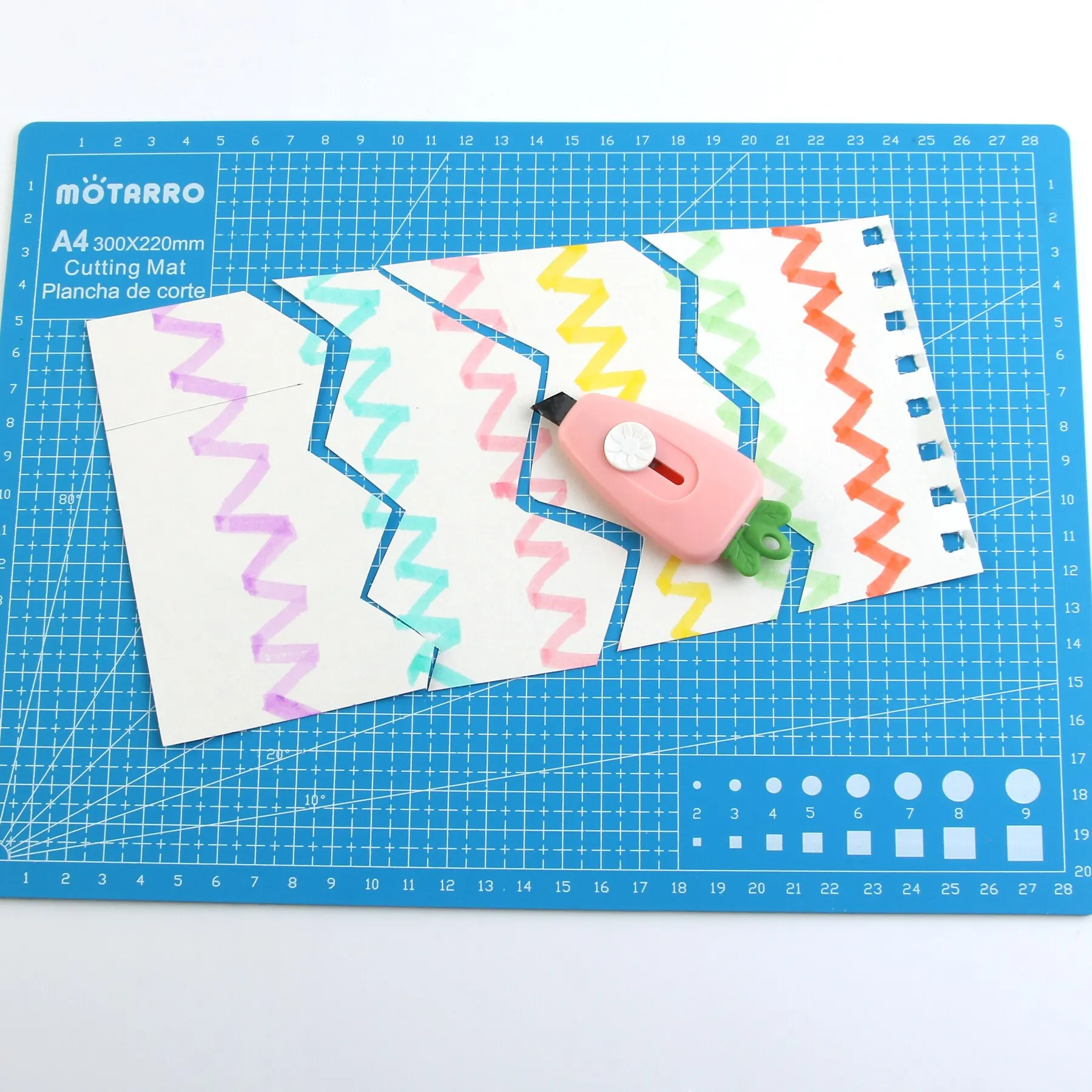 MOTARRO Durable A4 Multifunctional Cutting Mat Blue Pink DIY Engraving Board Paper Carving Pad Thickness 2MM Cutting Plate cutting mat cutting pad