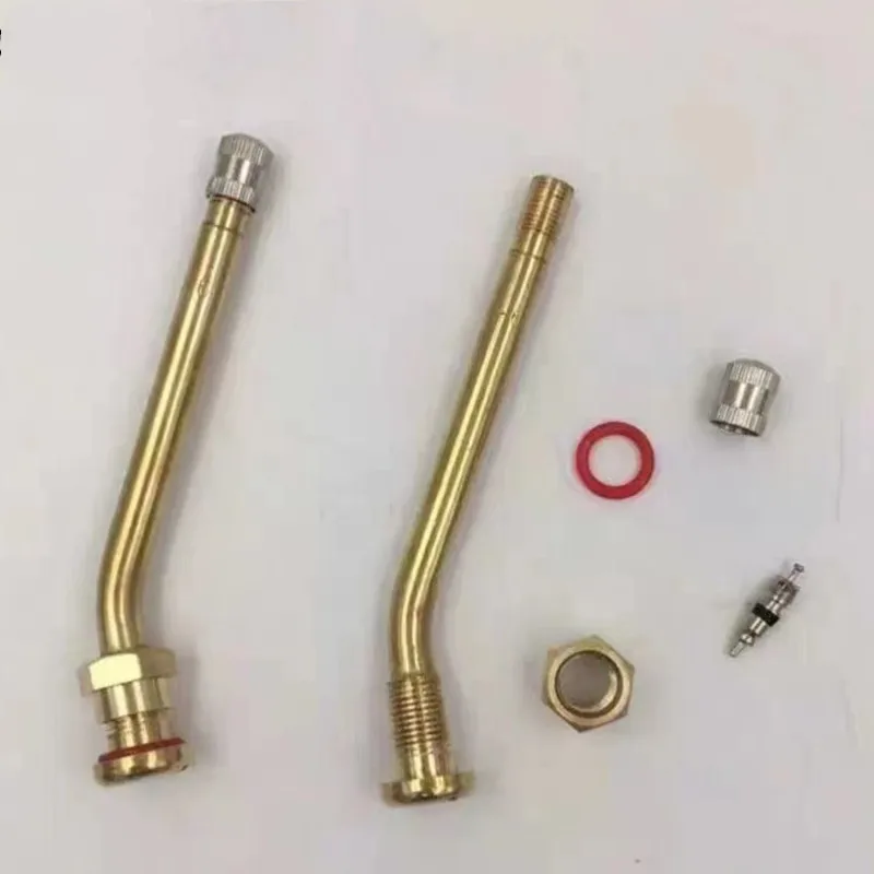 10 PCS Trucks Valve Stem V3.20.4 V3.20.5 V3.20.6 Brass Tubeless Tire Adaptor for Trucks Buses Large Vehicles truck valve stems