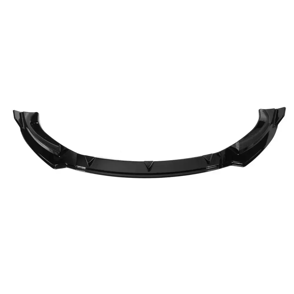 For Tesla Model Y-Carbon Black Front Lower Bumper Lip Spoiler Car Modification Body Kit Bumper Diffuser Protector