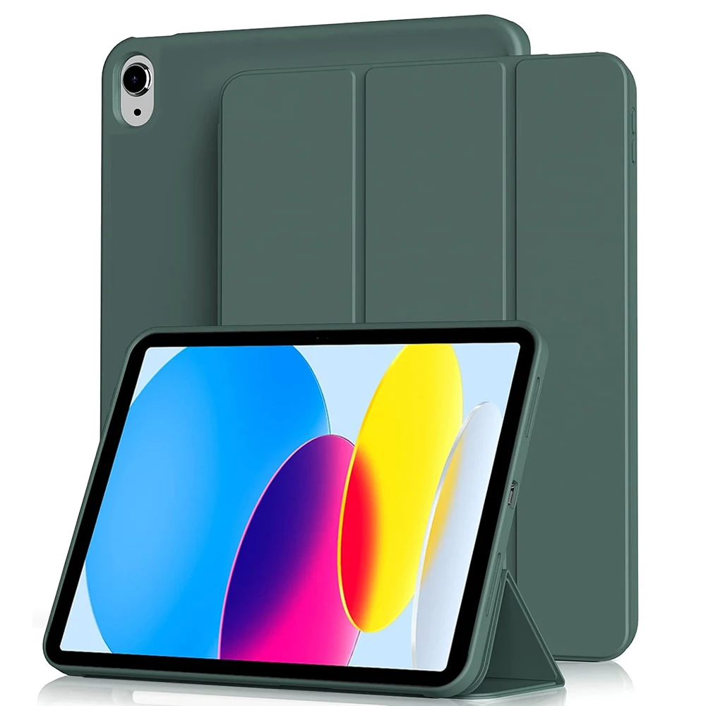 Premium Protective Case with Soft TPU Back and Auto Wake/Sleep
