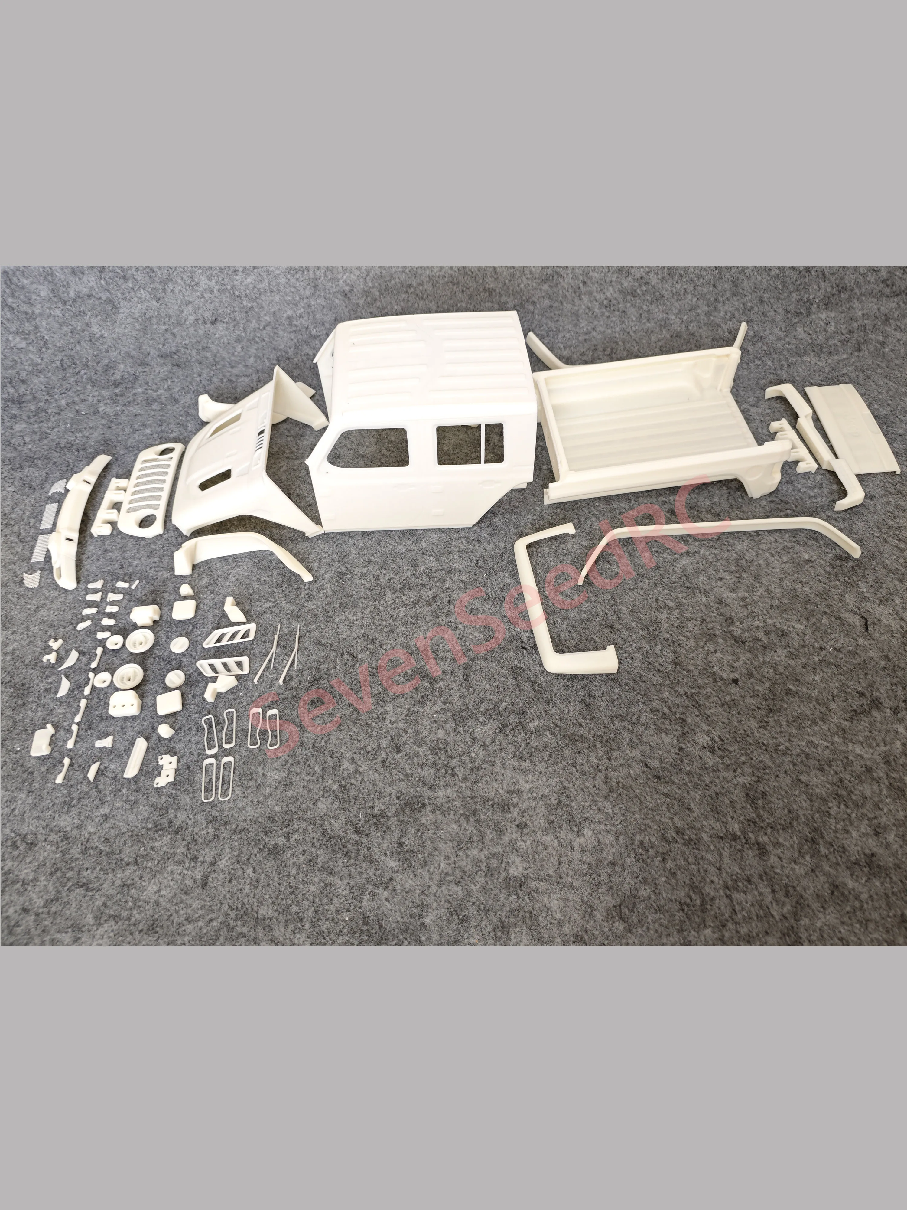 3d print car body kit Gladiator 6x6 Hard Body 313/324 WHEELBASE TRX6 SCX10 NT4 JT4 RGT 4