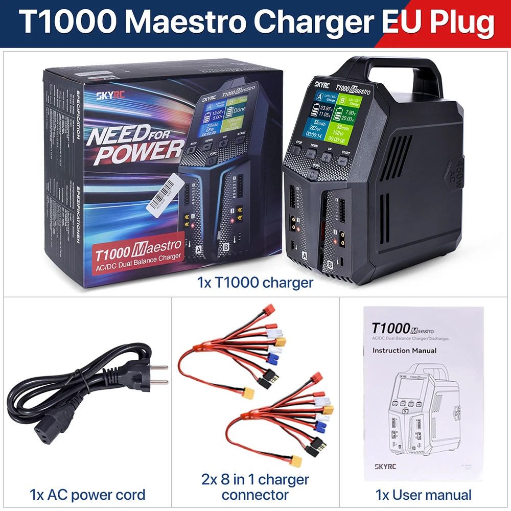 SKYRC T1000 RC Battery Charger for 1-6S Lipo Battery Balance