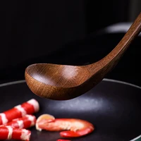 Wooden Spoons for Cooking Wenge Wood Kitchen Utensils Set Spatula Set for Stirring Baking Non Stick Wooden Utensils 1/5 Pcs 4