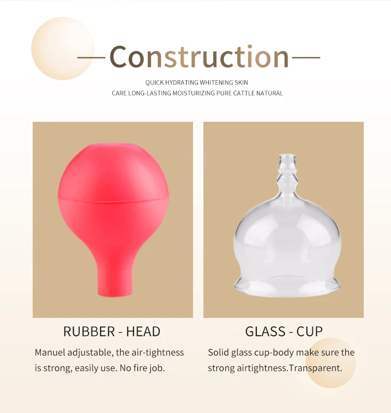 Description Picture 3 of itemZhongyan Taihe Brand Household Glass Cupping Medical Dehumidification Tool Anti Cellulite Massager Cupping