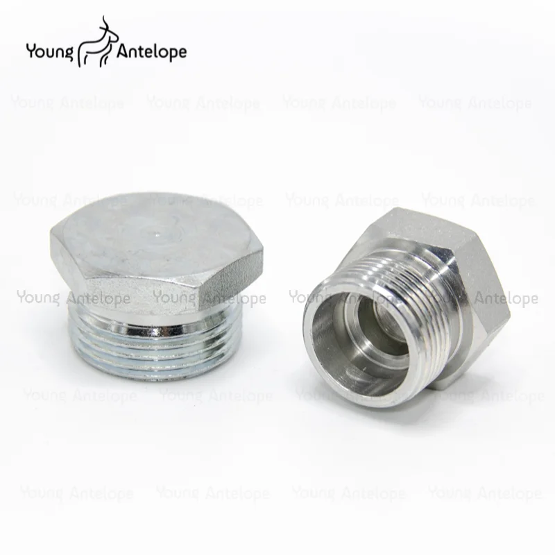 Metric Male Thread H-type 24 Degree Cone Sealing Ferrule Type Oil Plug High Pressure Hydraulic Joint M18 M22 M30 connection joint