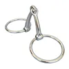 Horse Bit Stainless Steel Ring Snaffle Bits Copper Mouth Product 12.5cm Iron Nickel Plated Bits