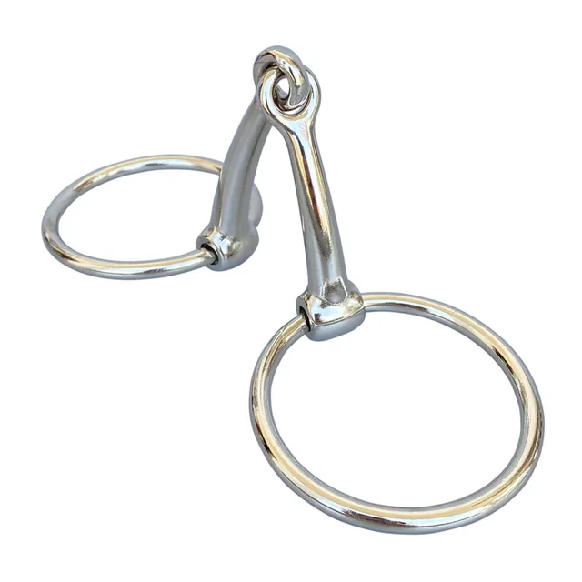 Horse Bit Stainless Steel Ring Snaffle Bits Copper Mouth Product 12.5cm Iron Nickel Plated Bits Horse Bit Stainless Steel Ring Snaffle Bits Copper Mouth Product 12.5cm Iron Nickel Plated Bits