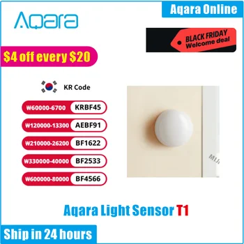 2023 Aqara 광 센서 T1 밝기 센서 Zigbee 3.0 자동 홈 조명 감지기, 마그네틱 앱 제어 작업 Homekit