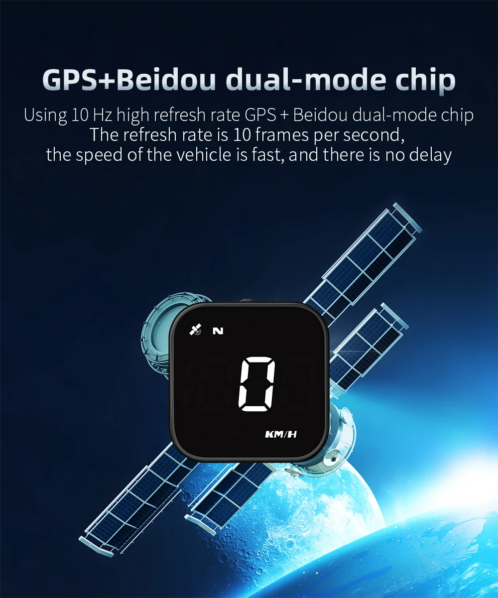 WYING G4S GPS ӵ  HUD  ÷, ڵ ǻ,  ӵ ˶, ڵ  ׼