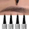 2Point Liquid Two-pronged Eyebrow Pencil Waterproof Sweat-proof Outline Eyebrow Shape Easy To Wear Microblade Brow Pencil Makeup 1