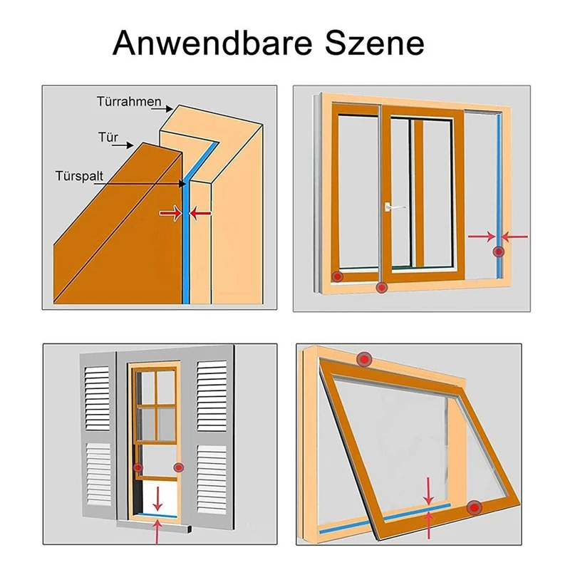 Door seal strip sealing strip tape waterproof tape window seal strip sealing tape sealing strip rubber door weatherstripping door weatherstripping door draft stopper Self Adhesive Foam Tape Door Window Seal Door Draught Excluder Weatherstripping 6Mm Wide X 3Mm Thick 3 Pcs Each