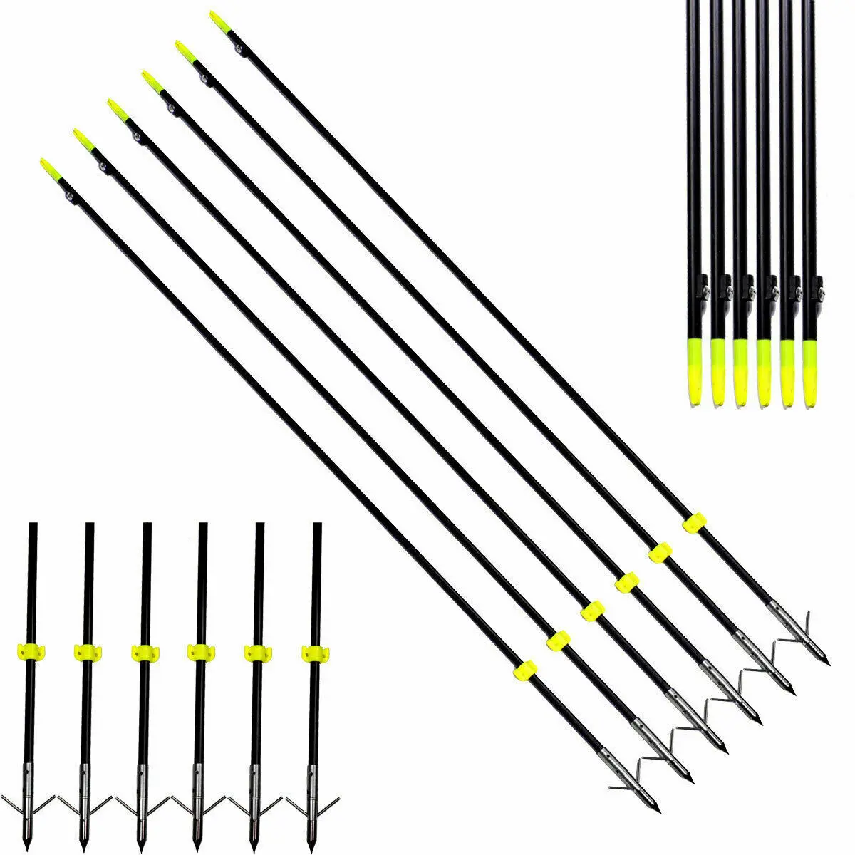 Professional Bow Fishing Arrows Archery Shooting Fish Arrows 32.5