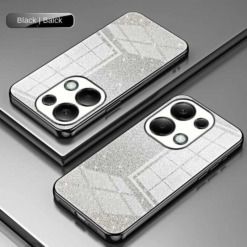 Sparkling Soft TPU Glitter Slim Protective Back Cover for Xiaomi Redmi Note 13 Pro