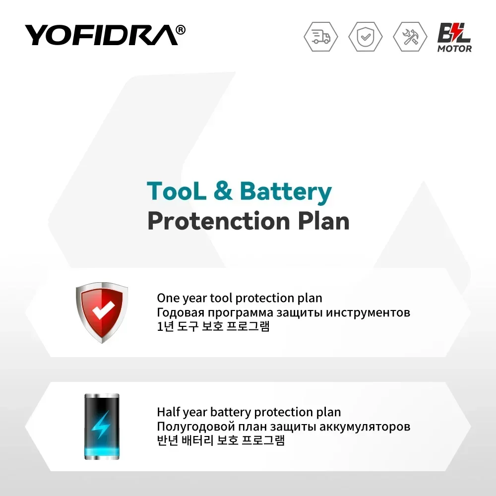 Yofidra 125mm Brushless Electric Angle Grinder 3 Gear Variable Cordless Grinding Cutting Woodworking Tool For Makita 18V Battery 6