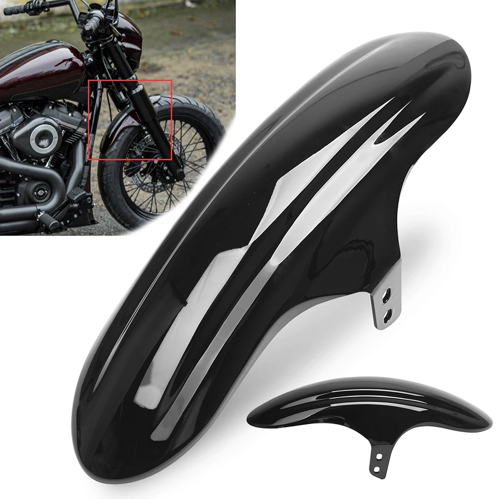 

Женская черная маска для переднего крыла мотоцикла брызговика для Harley M8 Softail Street Bob FXBB/S 2018-2022