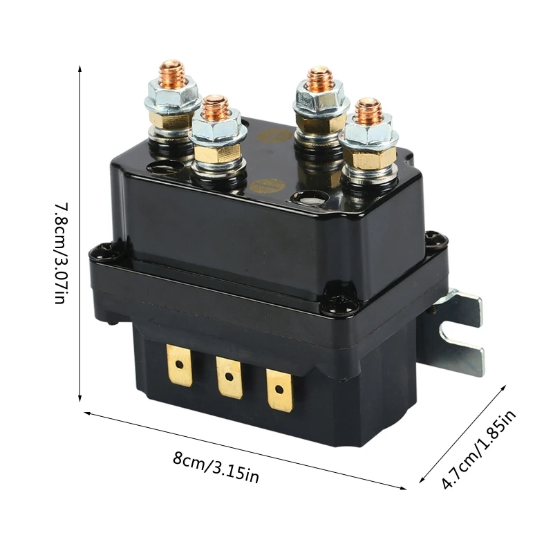 Winch Solenoid Contactor Fit for 5000lbs-7000lbs ATV UTV 4WD 4x4 Winches
