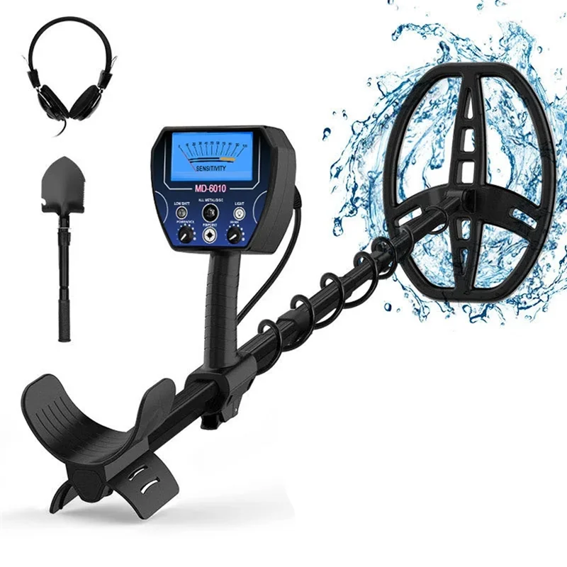 VVNB-High Sensitivity Underground Gold Detector Anti-Interference Handheld Metal Detector Outdoor Waterproof Treasure Hunter