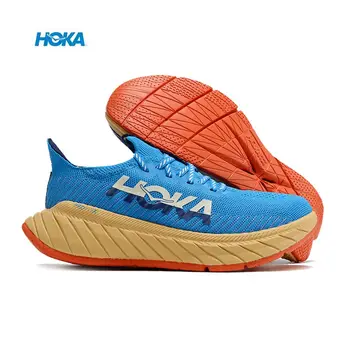 Original HOKA Carbon X3 Running Shoes Men Women Mesh Breathable Jogging Sneakers Lightweight Sport Running Shoes Carbon