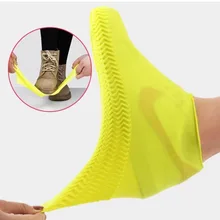 

1 Pair Reusable Latex Waterproof Rain Shoes Covers Slip-resistant Rubber Rain Boot Overshoes S/M/L Shoes Accessories