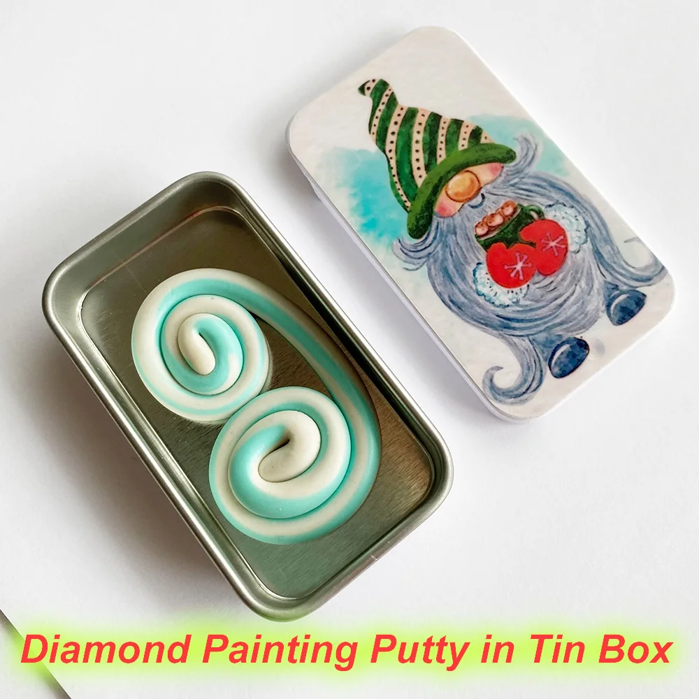 Diamond Painting Tool Diamond Painting Putty In Tin Box Sticky Wax Alternative DIY 5D Accessory Container Putty