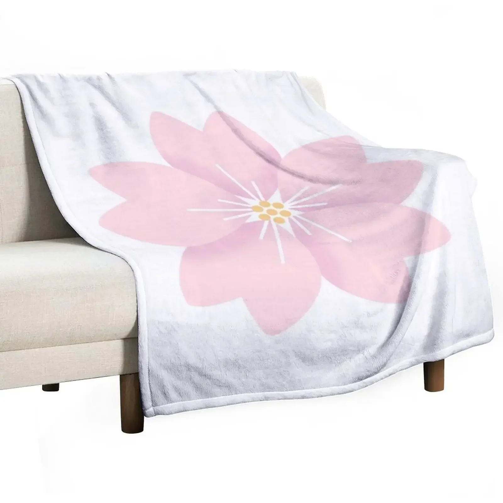 

Sakura Flower Throw Blanket Cute Plaid Vintage Plaid Blankets